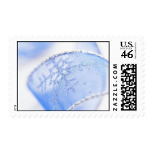 Snowflake Ribbon Postage