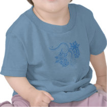 Snowflake Ribbons Tee Shirts