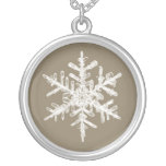 Snowflake Round Necklace