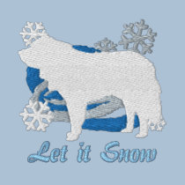 Snowflake Saint Bernard Embroidered Sweatshirt embroidered shirts by MenagerieMayhem Snowflake Saint Bernard Embroidered Sweatshirt embroidered shirts