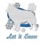 Snowflake Schipperke Embroidered Shirt (Sweatshrt)