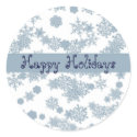 Snowflake Seal Stickers