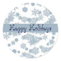 Snowflake Seal Stickers