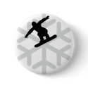 snowflake snowboarder icon buttons