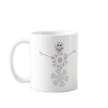 Snowflake Snowman Coffee Cup mugs