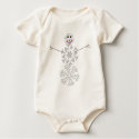 Snowflake Snowman - Onesie t-shirts