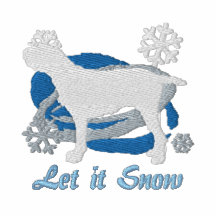 Snowflake Spinone Italiano Embroidered Sweatshirt