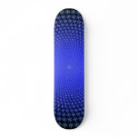 Snowflake Spiral Design: Custom Skateboard