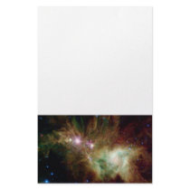 Snowflake Stars Personalized Stationery