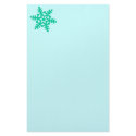 Snowflake stationery