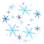 Snowflake stickers