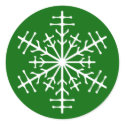 Snowflake sticker