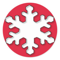 Snowflake Sticker by fullmentaljacket Snowflake Sticker