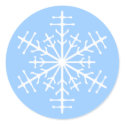 Snowflake sticker