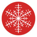 Snowflake sticker