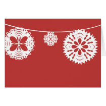 Snowflake String cards