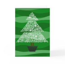 Snowflake Tree - Greeting Card