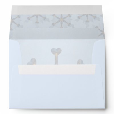 Snowflake Wedding Envelopes