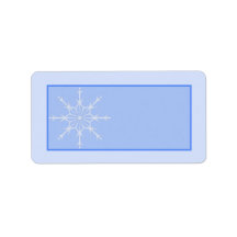 Snowflake Wedding Mailing Address Address Label