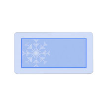 Snowflake Wedding Mailing Address Address Label