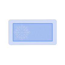 Snowflake Wedding Mailing Address Custom Address Labels