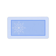 Snowflake Wedding Mailing Address Labels