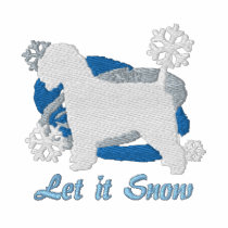Snowflake Wheaten Terrier Embroidered Shirt embroidered shirts