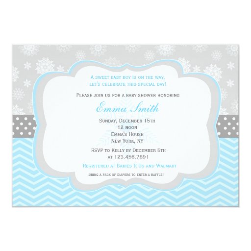 winter baby announcements