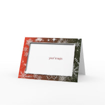 Snowflake Winter Template Card