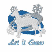 Snowflake Xoloitzcuintli Embroidered Shirt Swtshrt