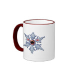 Snowflake Zombie! - 2-sided Ringer Mug