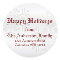 Snowflakes - Address Labels stickers by mrssocolov4 Snowflakes - Address Labels stickers