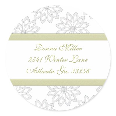 Snowflakes Address Labels Sticker by HolidayFun