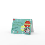 Snowflakes and Ornaments Photo Frame Card