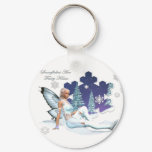Snowflakes are fairy Kisses key chain