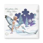 Snowflakes are fairy Kisses magnet