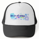 snowflakes_autism trucker hat