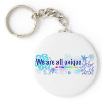 snowflakes_autism keychains