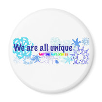 snowflakes_autism magnet