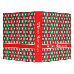 Snowflakes 3 Ring Binders