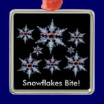 Snowflakes Bite Ornament ornaments