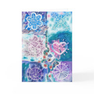 Snowflakes Blank Card card