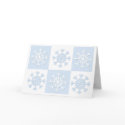 Snowflakes Blue and White cards