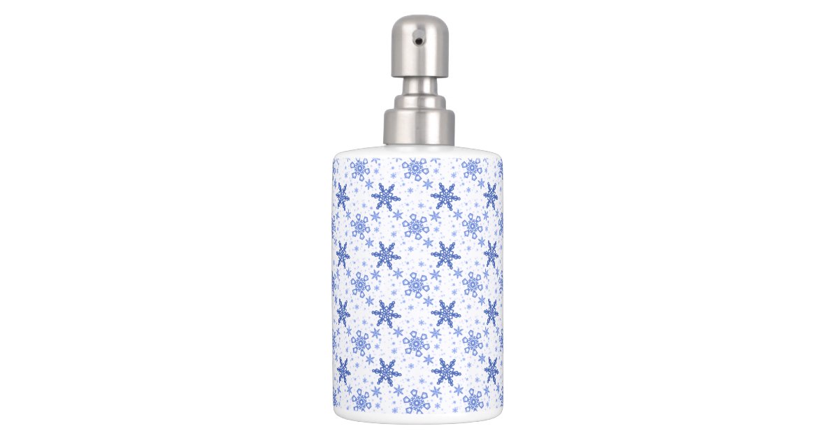 snowflake soap dispenser