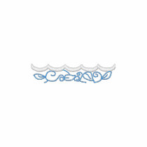Snowflakes Border embroidered shirts by ZazzleEmbroidery Snowflakes Border embroidered shirts