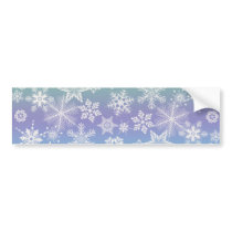 SNOWFLAKES BUMPER STICKERS