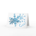 snowflakes card
