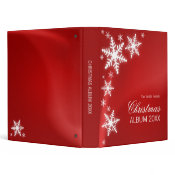 Snowflakes Christmas binder binder