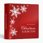 Snowflakes Christmas binder