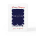 Snowflakes Christmas Card
